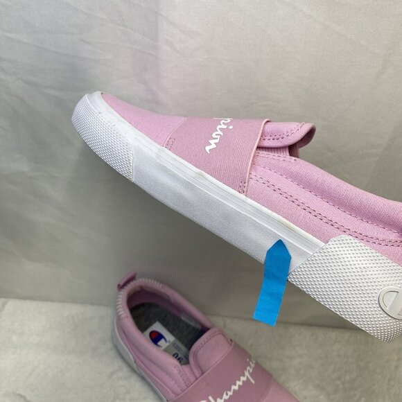 Champion Rally Slip -On Sneakers Canvas Shoes Women Size 6 Pink New (CPS10165W) - Picture 3 of 16